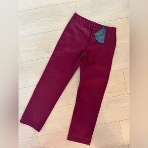 Polo by Ralph Lauren boys Burgundy Chino Pants size 14